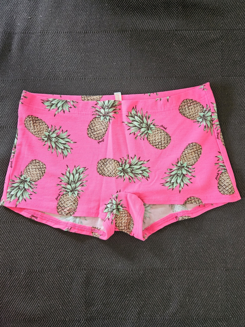 Victoria's Secret Hot Pink Pineapple Boyshorts